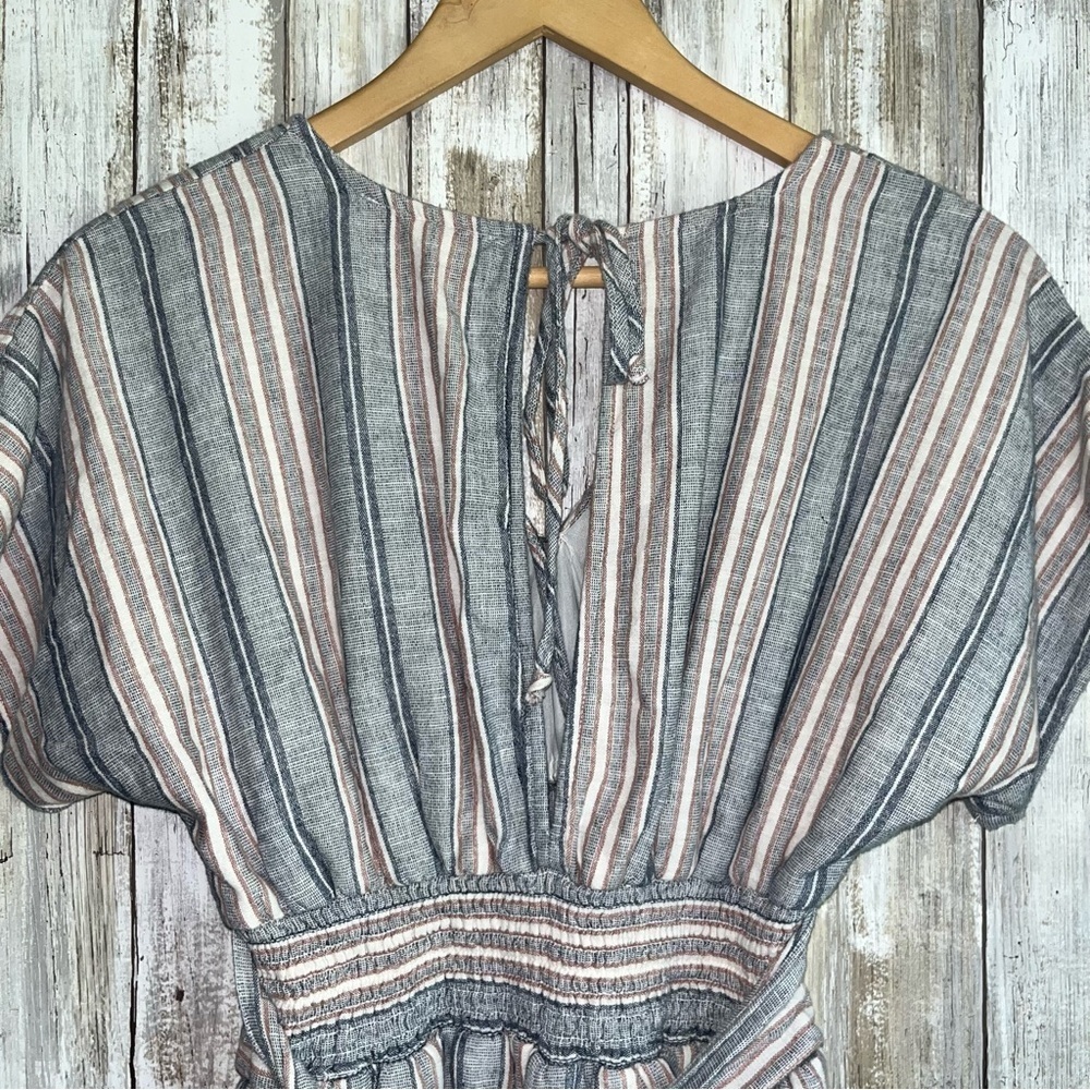 American Eagle Striped Kimono Sleeve Romper - Picture 8 of 10